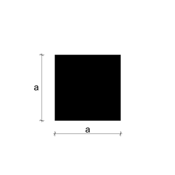 Pręt kwadratowy 40 gat 40H