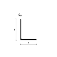 Kątownik gorącowalcowany 120x120x10 gat.S235JR+M