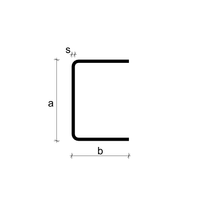 Ceownik stalowy gorącowalcowany z/g wym. 40x20x3 gat.S235JR