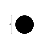 Pręt okrągły 200 walcowany   gat.S355J2